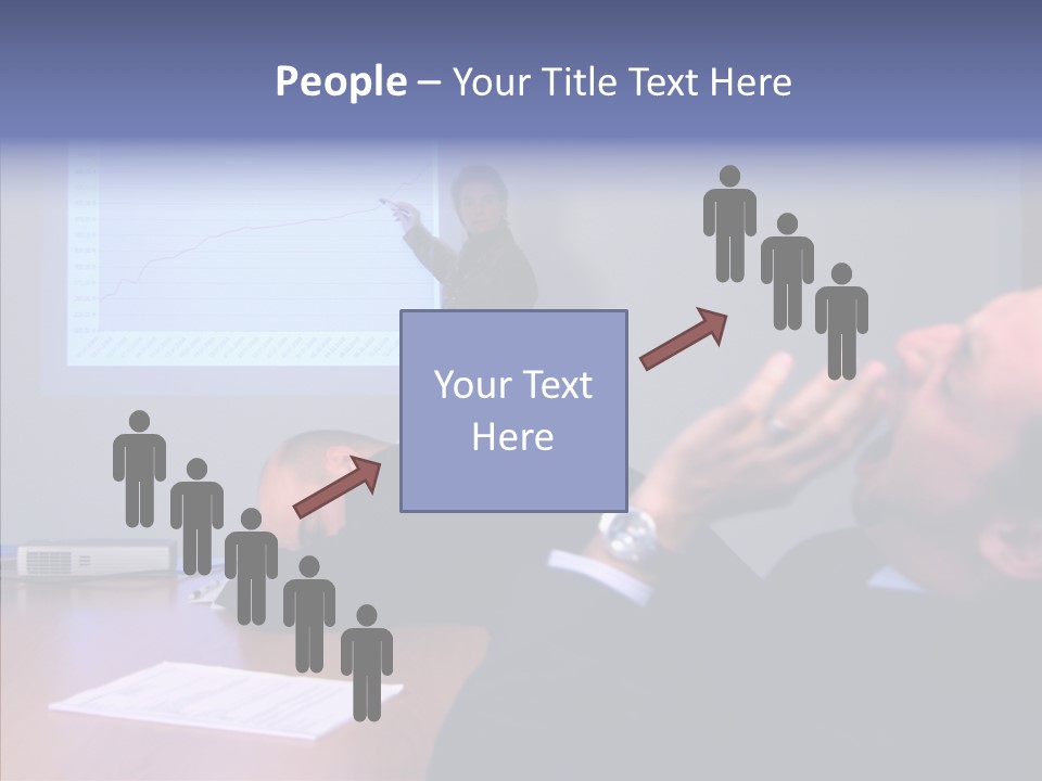 Adult Grandmother Two PowerPoint Template