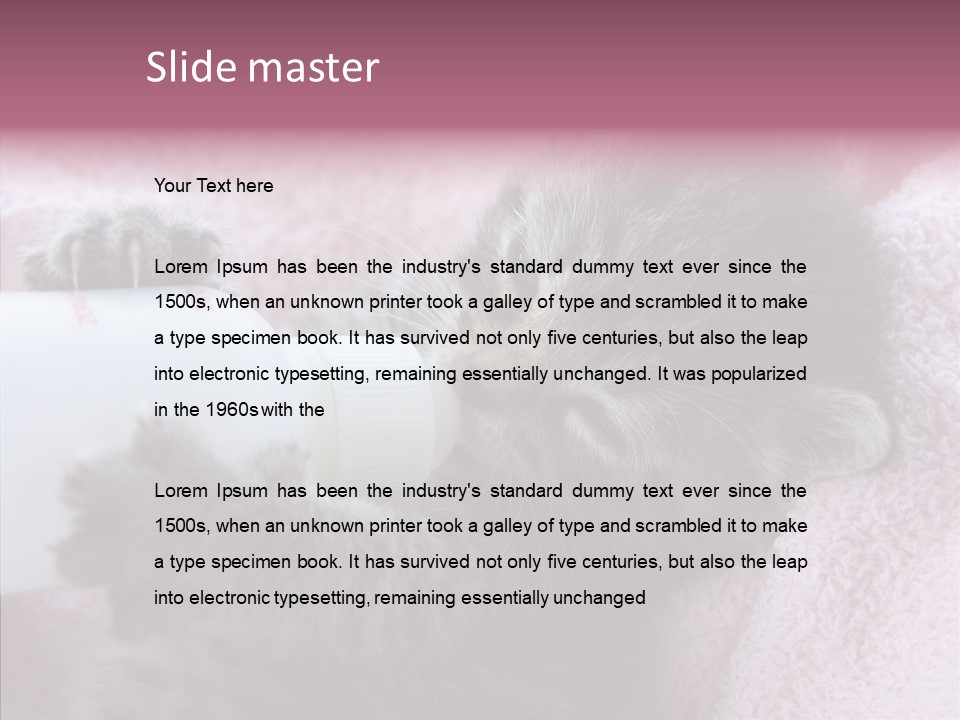 Young Finger White Background PowerPoint Template