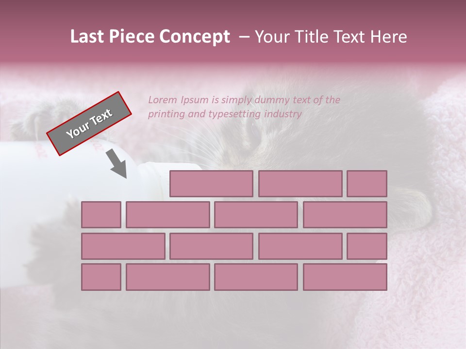 Young Finger White Background PowerPoint Template