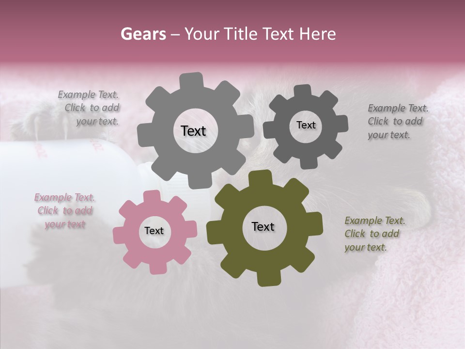 Young Finger White Background PowerPoint Template