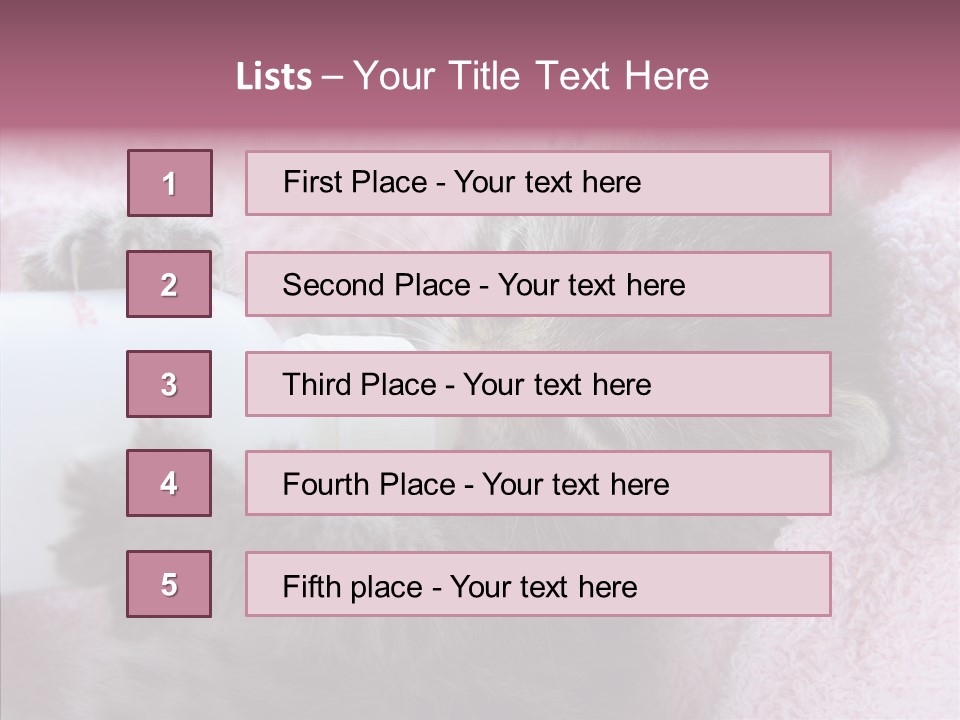 Young Finger White Background PowerPoint Template