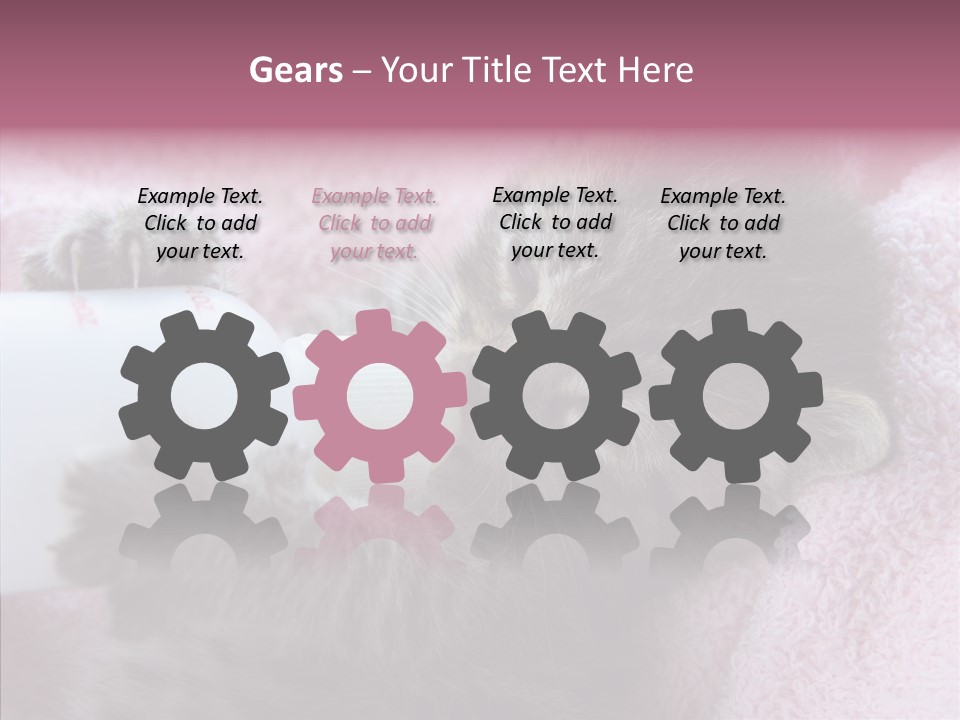 Young Finger White Background PowerPoint Template