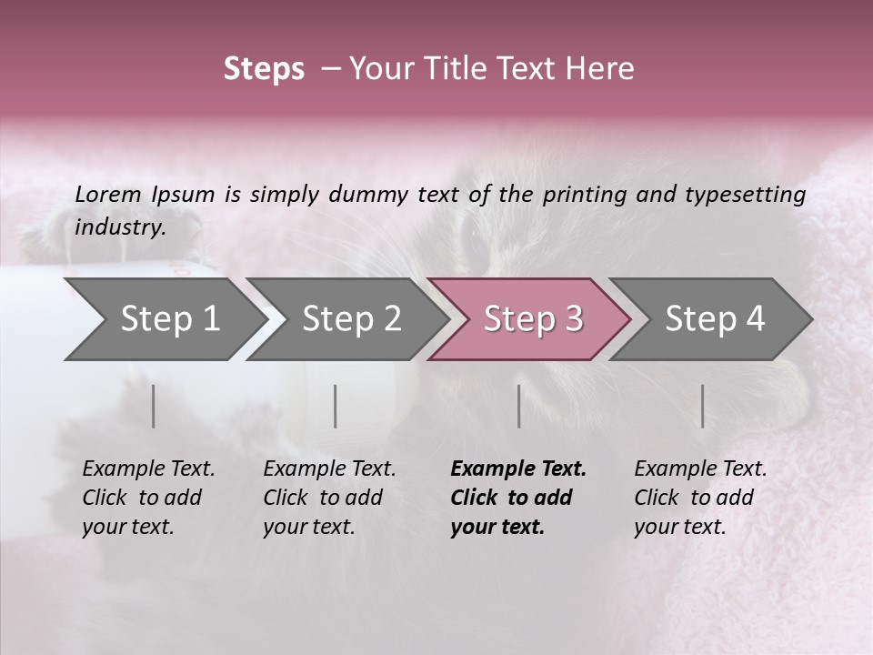 Young Finger White Background PowerPoint Template