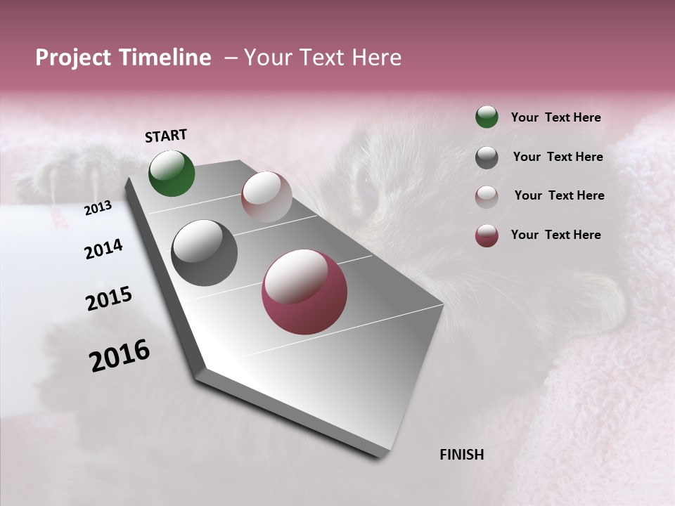 Young Finger White Background PowerPoint Template