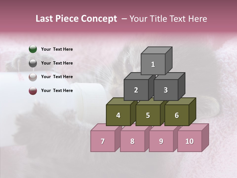 Young Finger White Background PowerPoint Template