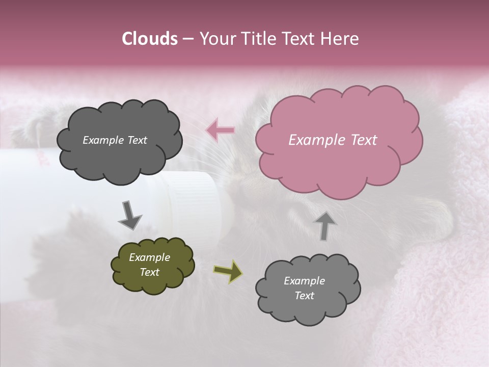 Young Finger White Background PowerPoint Template