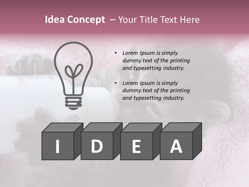 Young Finger White Background PowerPoint Template