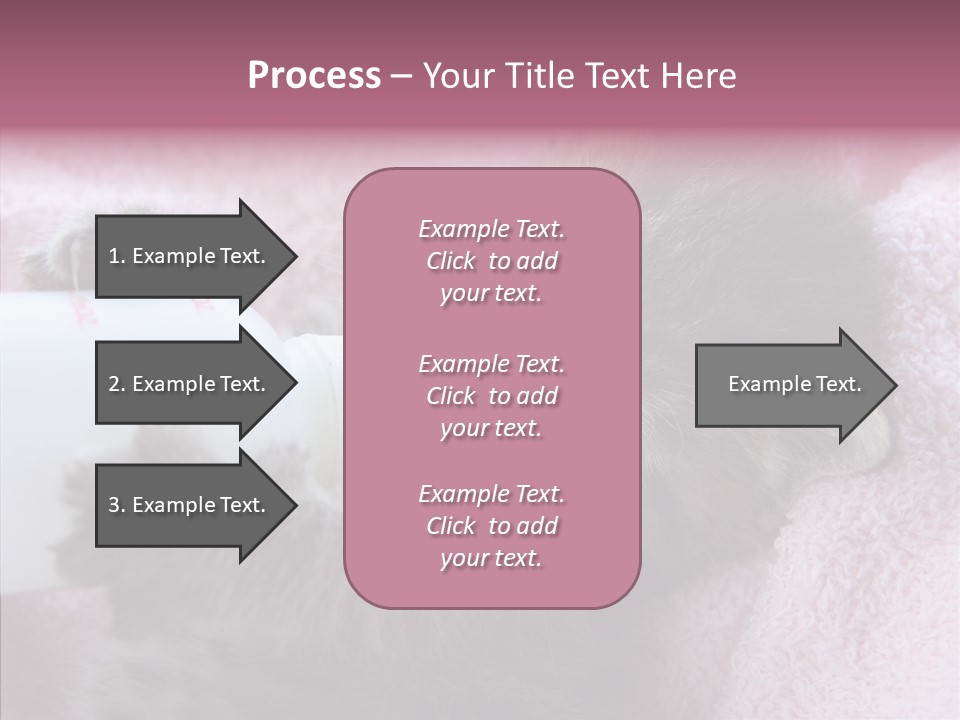 Young Finger White Background PowerPoint Template