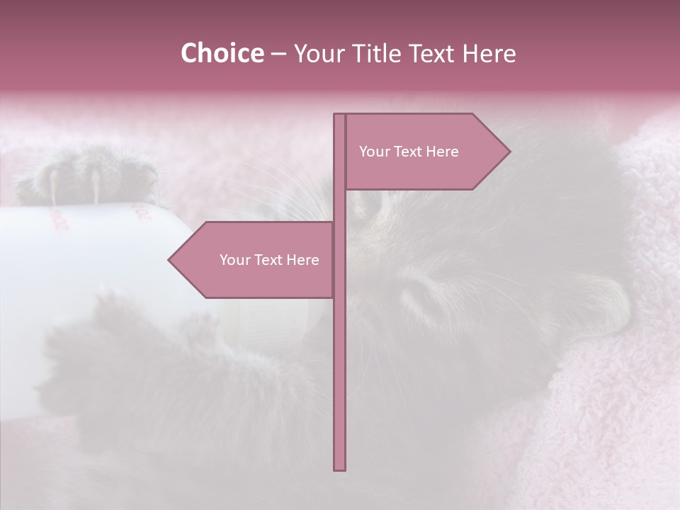 Young Finger White Background PowerPoint Template