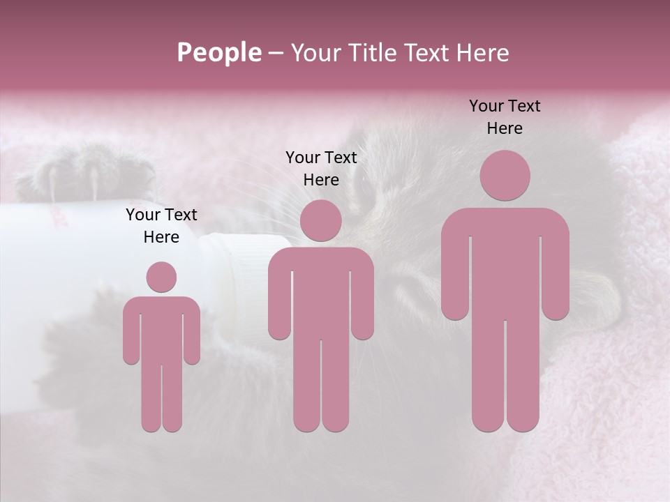 Young Finger White Background PowerPoint Template