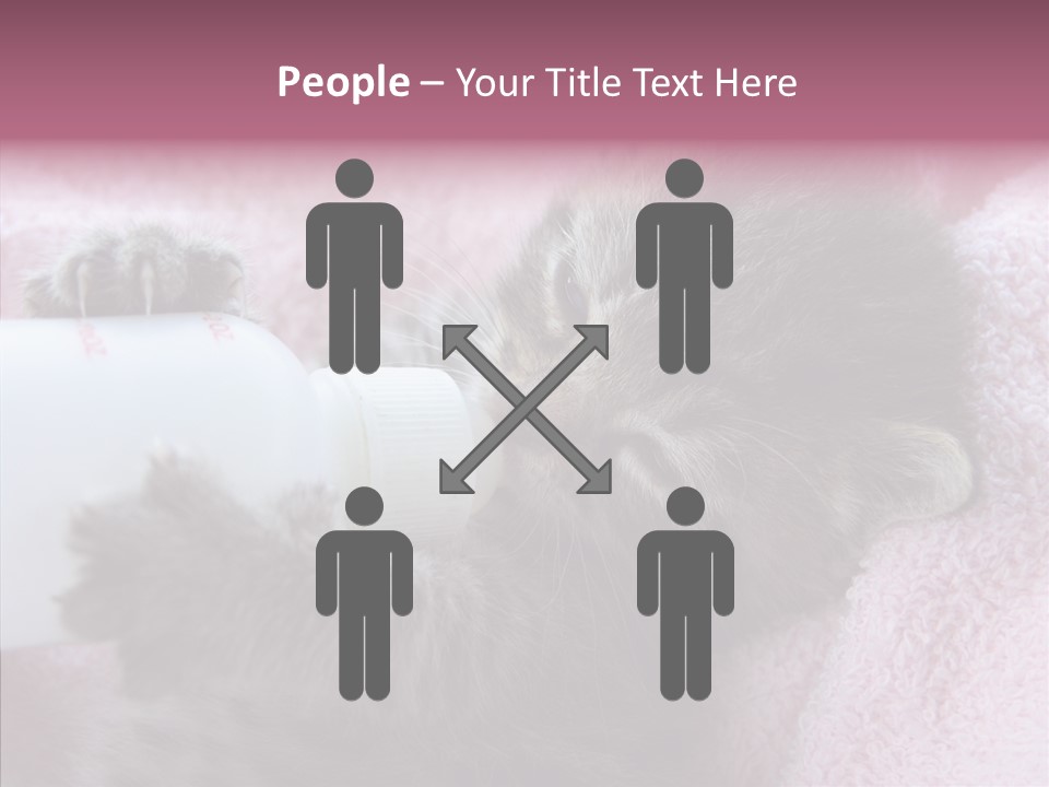 Young Finger White Background PowerPoint Template