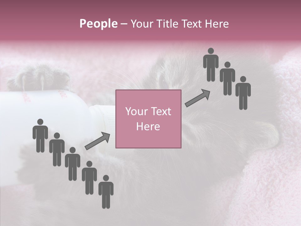 Young Finger White Background PowerPoint Template