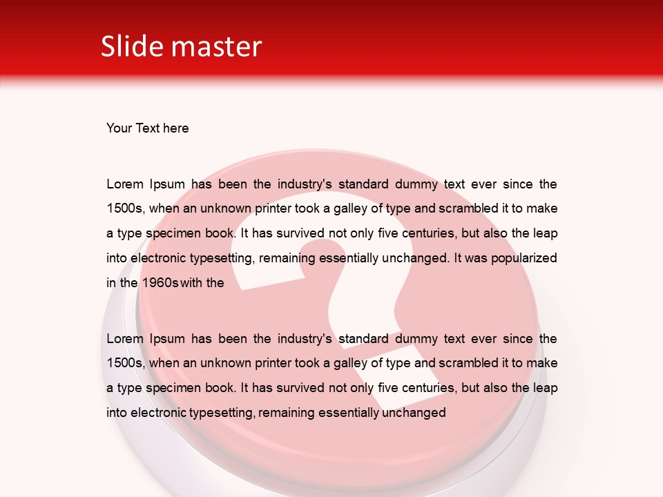 Old Help Close Up PowerPoint Template