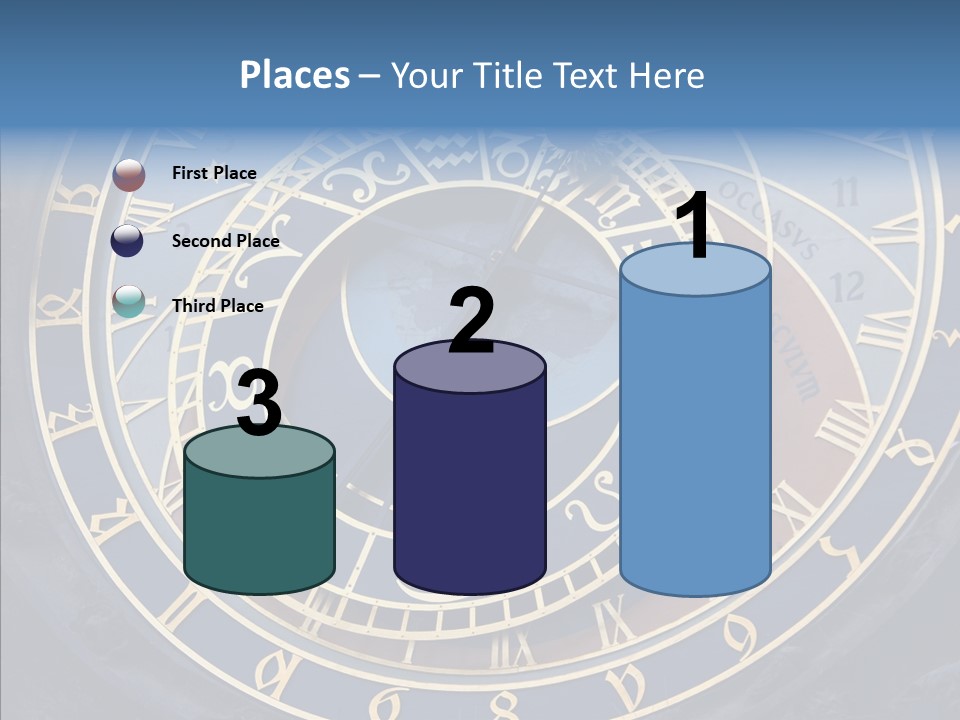 Senior  Elderly White Background PowerPoint Template