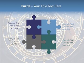 Senior  Elderly White Background PowerPoint Template