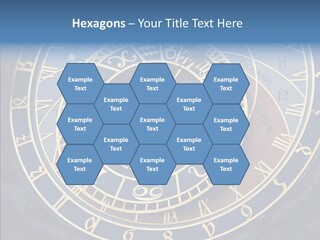 Senior  Elderly White Background PowerPoint Template