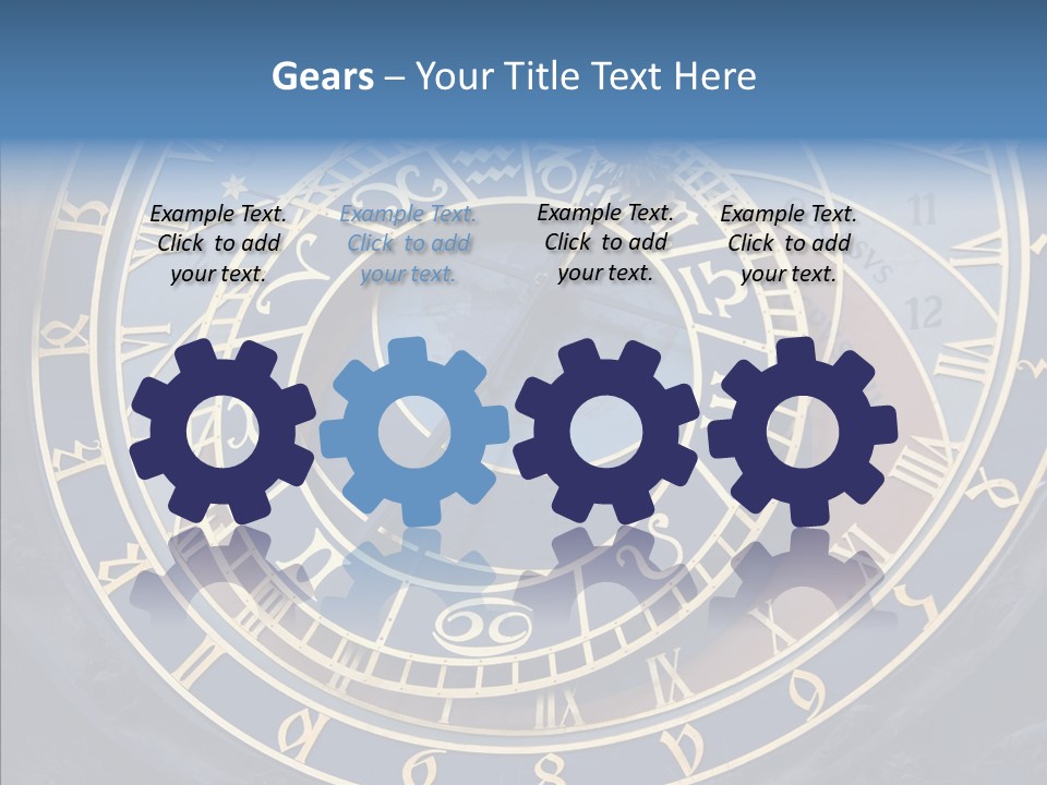 Senior  Elderly White Background PowerPoint Template