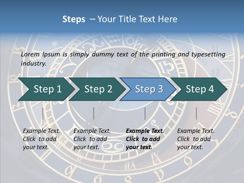 Senior  Elderly White Background PowerPoint Template