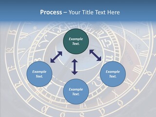 Senior  Elderly White Background PowerPoint Template