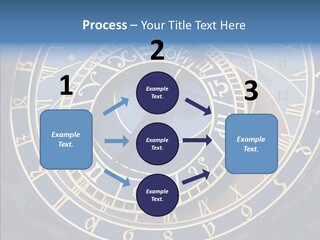 Senior  Elderly White Background PowerPoint Template