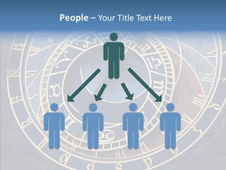 Senior  Elderly White Background PowerPoint Template