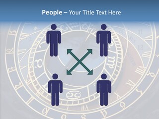 Senior  Elderly White Background PowerPoint Template