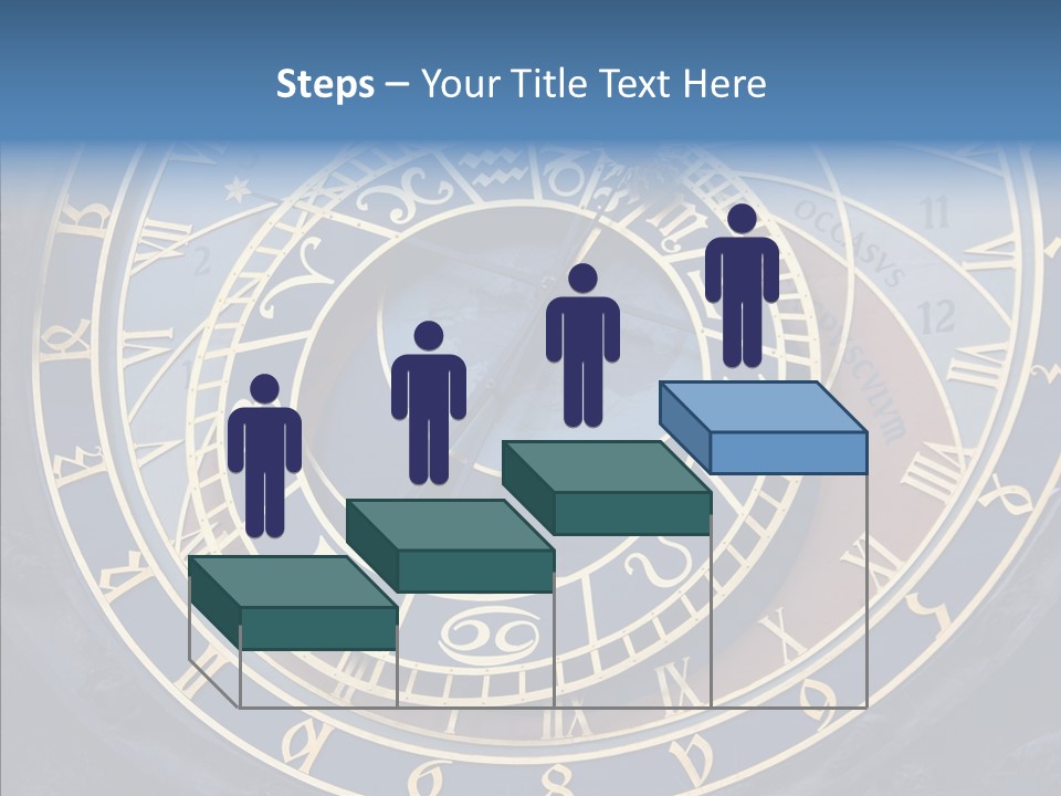 Senior  Elderly White Background PowerPoint Template