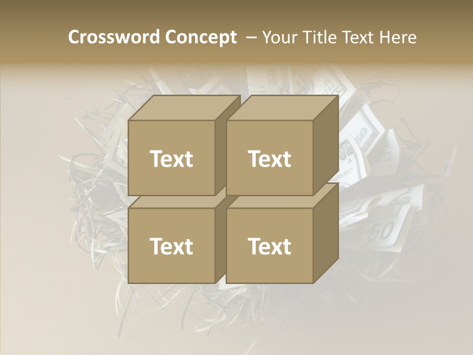 Elderly Finger White Background PowerPoint Template