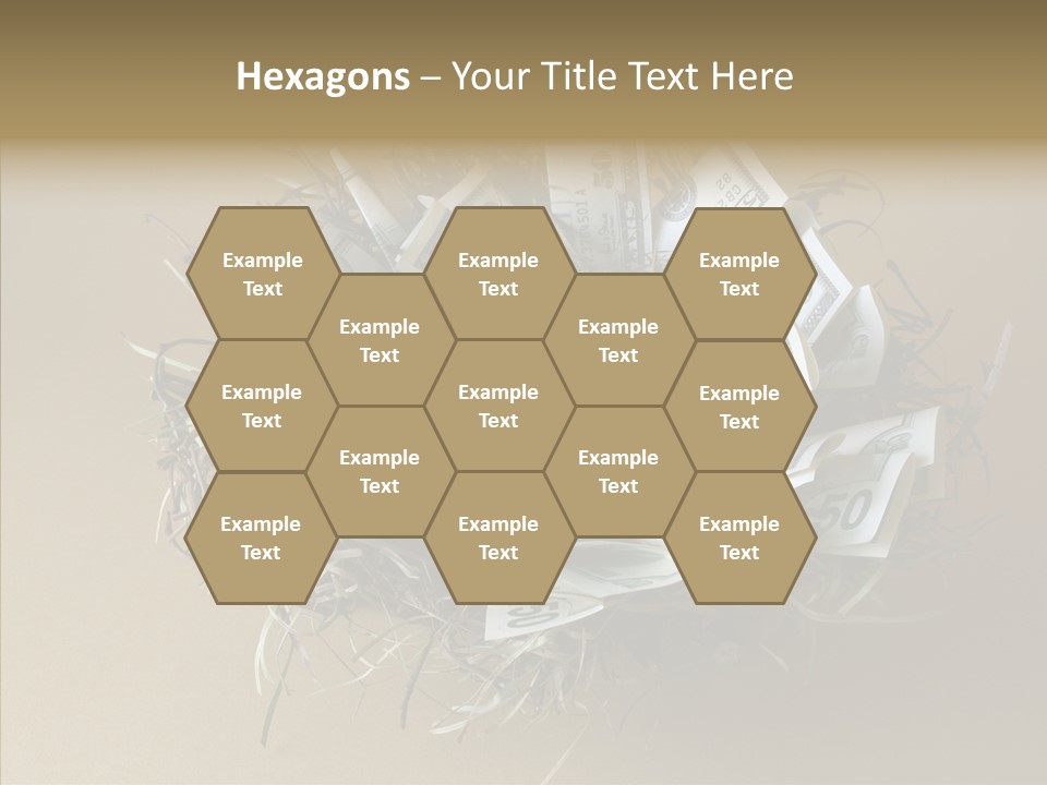 Elderly Finger White Background PowerPoint Template