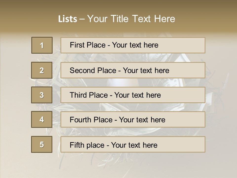 Elderly Finger White Background PowerPoint Template