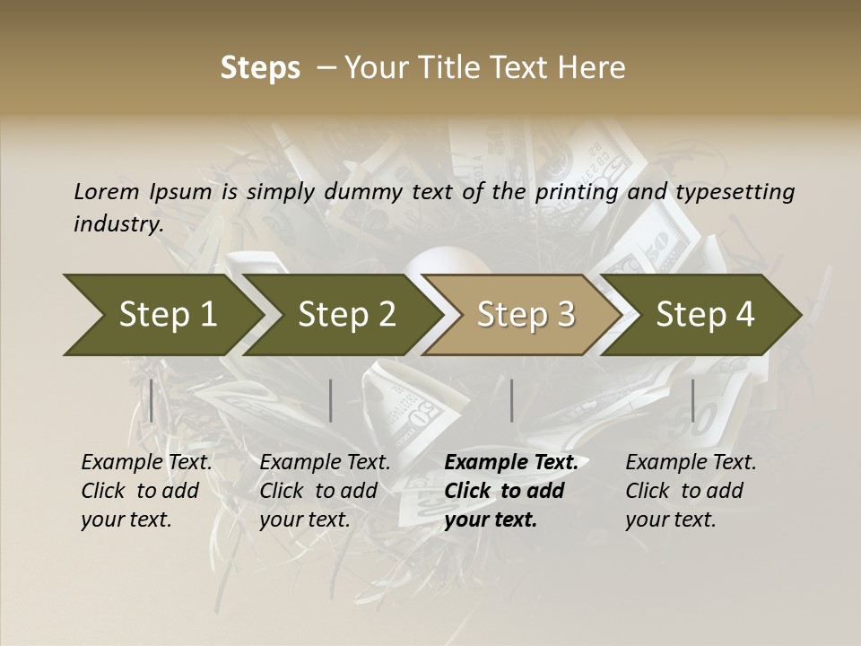 Elderly Finger White Background PowerPoint Template