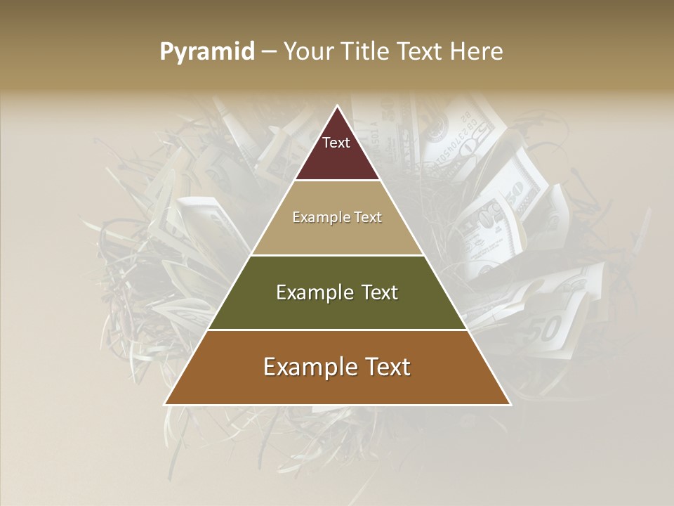 Elderly Finger White Background PowerPoint Template