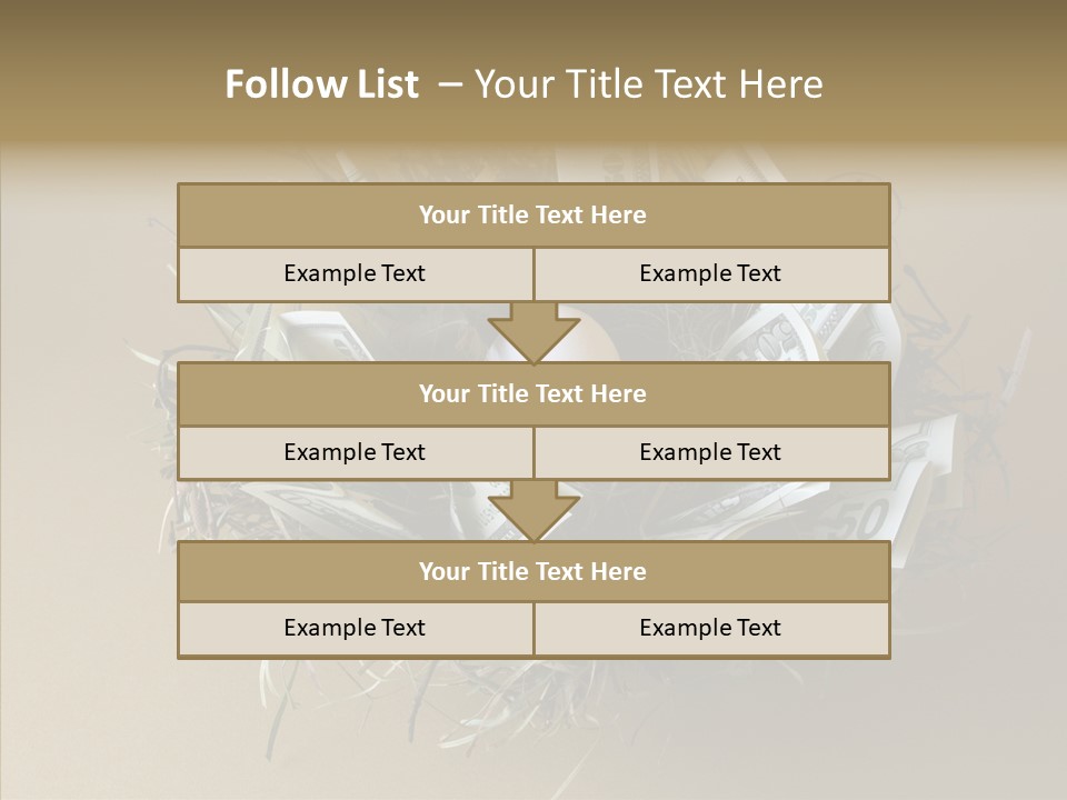 Elderly Finger White Background PowerPoint Template