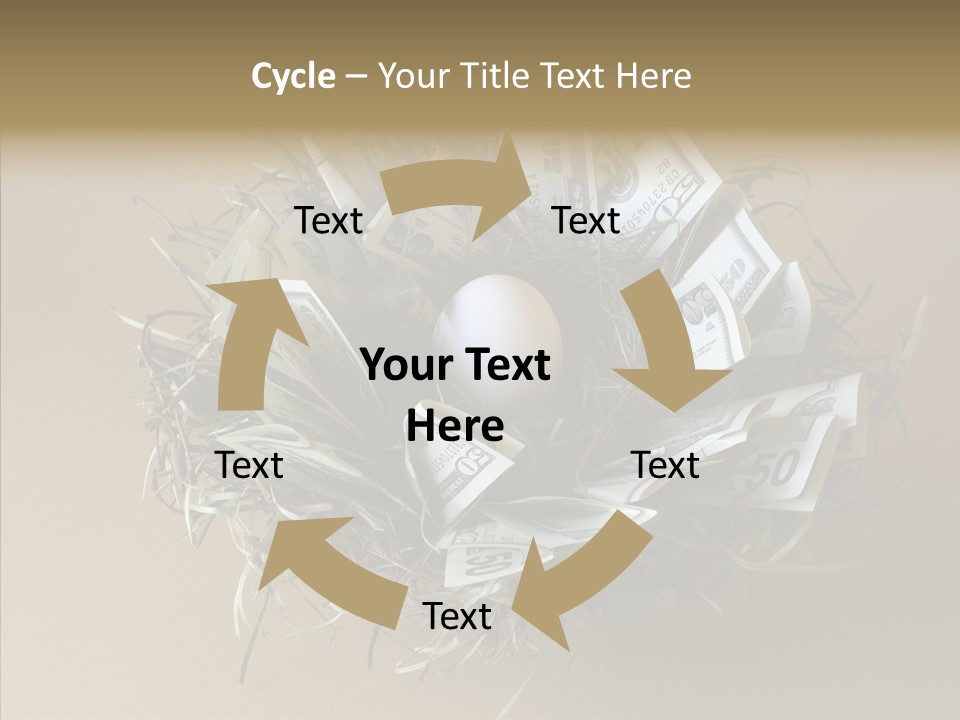 Elderly Finger White Background PowerPoint Template