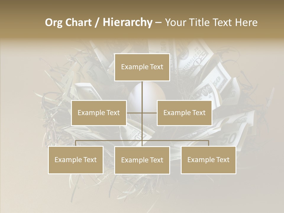 Elderly Finger White Background PowerPoint Template