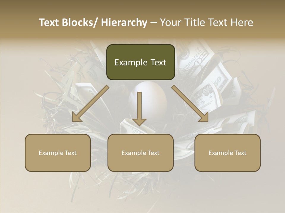 Elderly Finger White Background PowerPoint Template