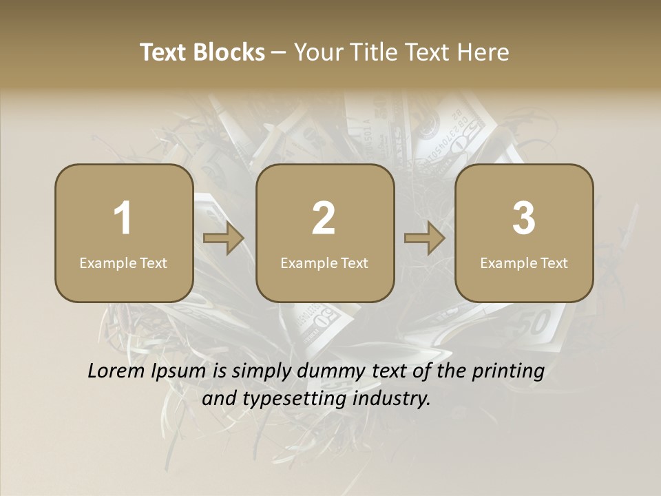 Elderly Finger White Background PowerPoint Template