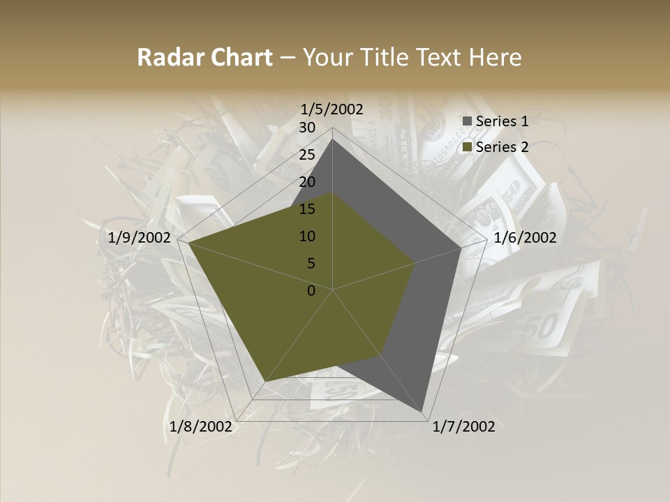 Elderly Finger White Background PowerPoint Template