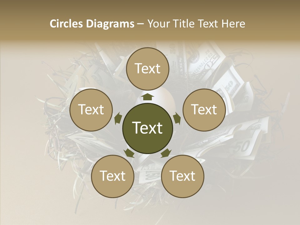 Elderly Finger White Background PowerPoint Template