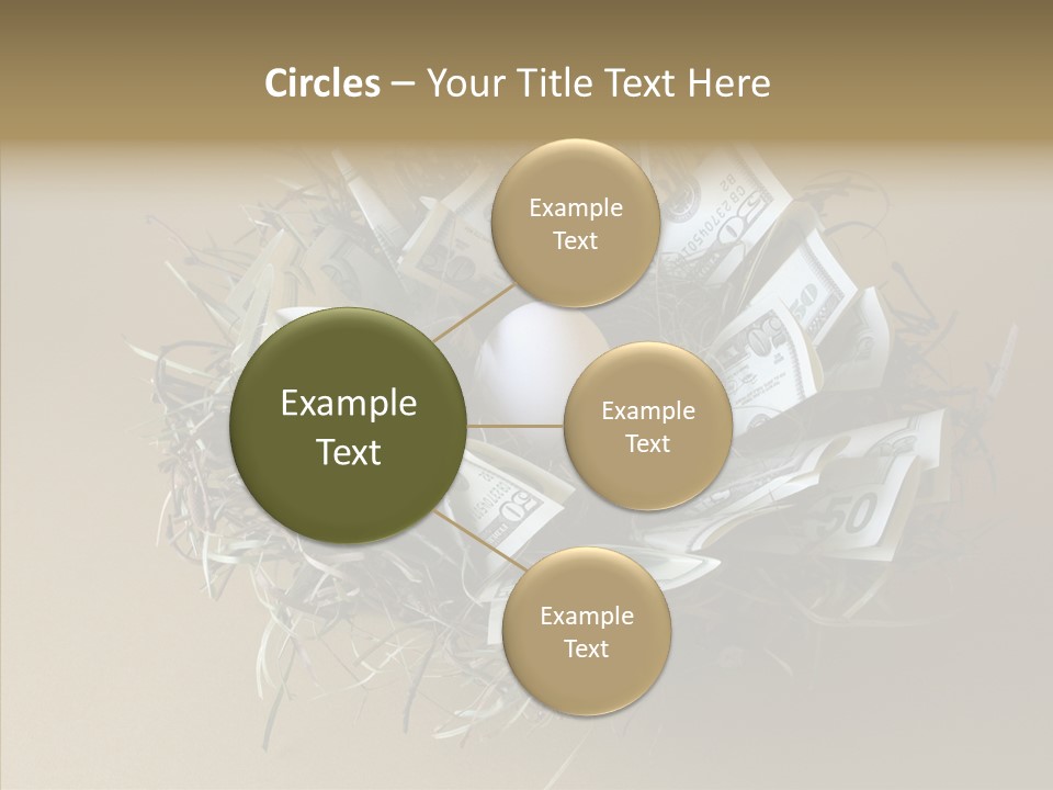 Elderly Finger White Background PowerPoint Template