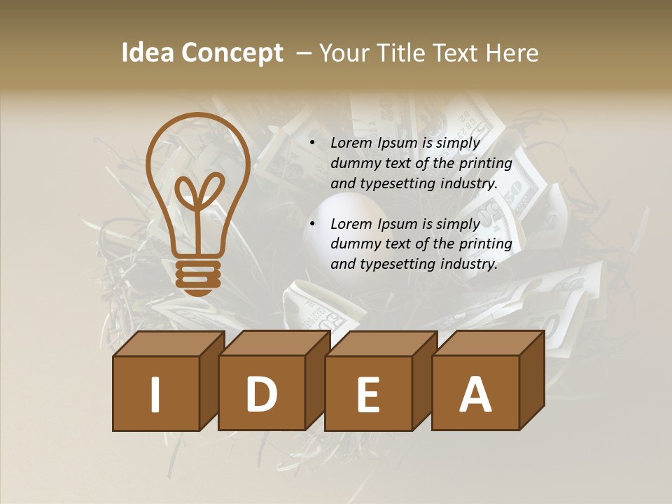 Elderly Finger White Background PowerPoint Template