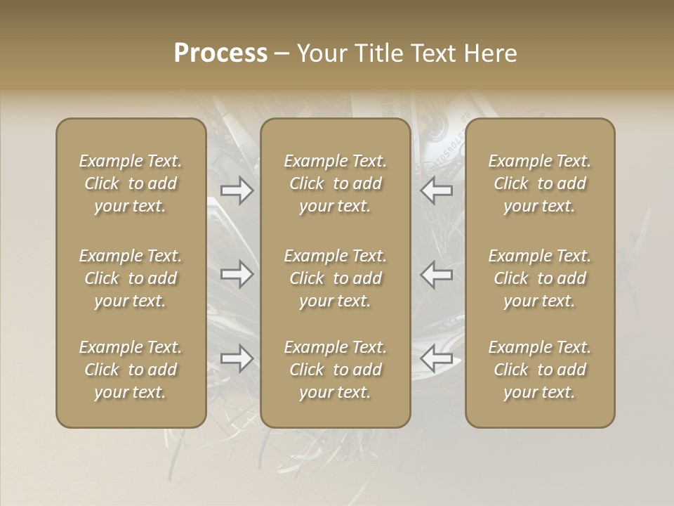 Elderly Finger White Background PowerPoint Template