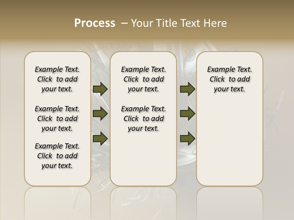 Elderly Finger White Background PowerPoint Template