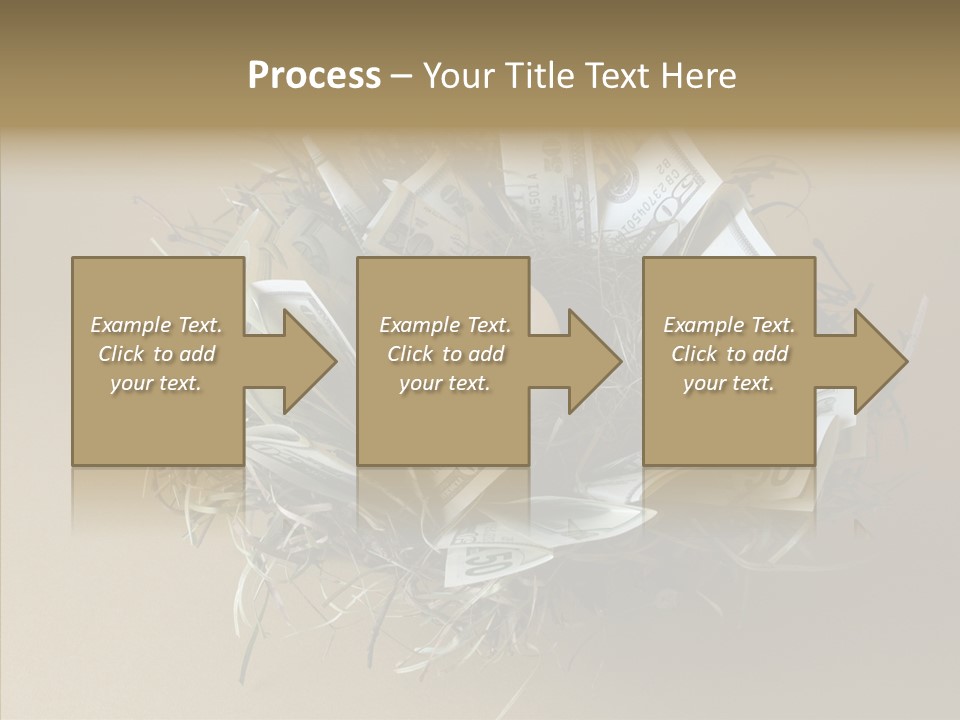 Elderly Finger White Background PowerPoint Template