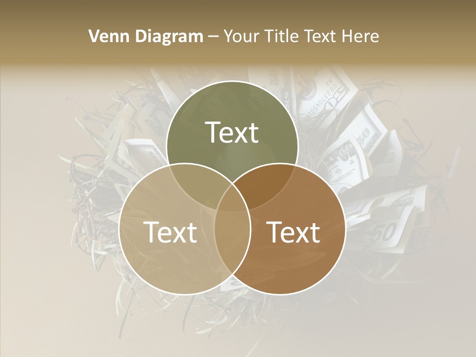 Elderly Finger White Background PowerPoint Template