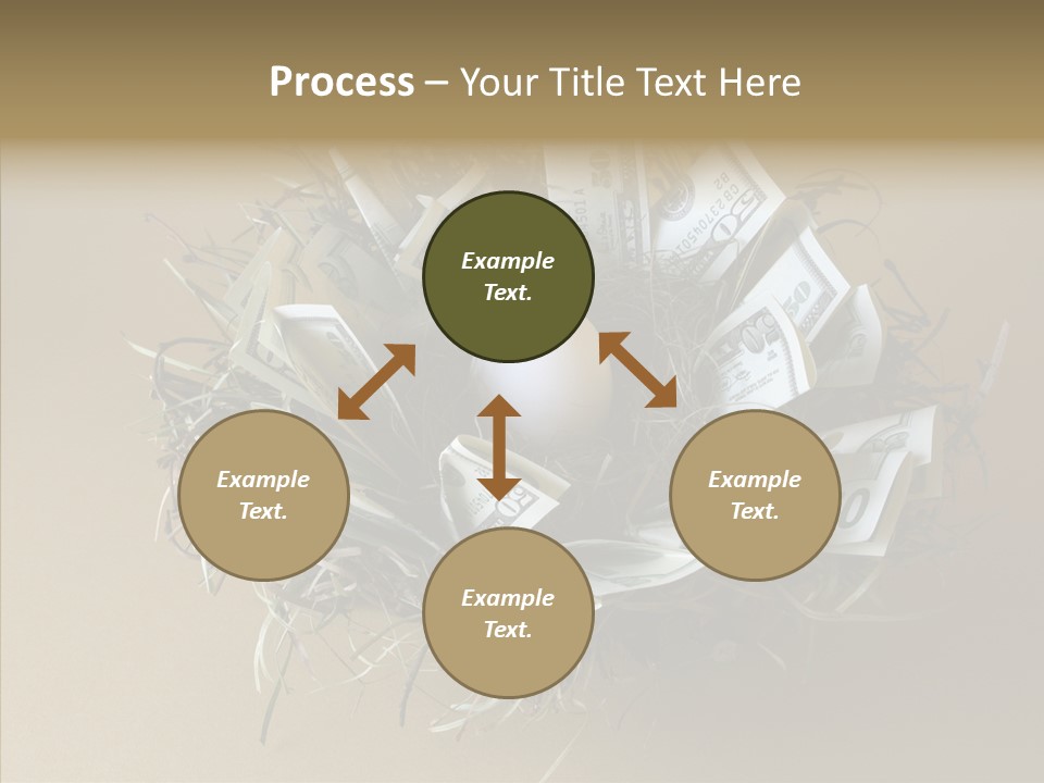 Elderly Finger White Background PowerPoint Template