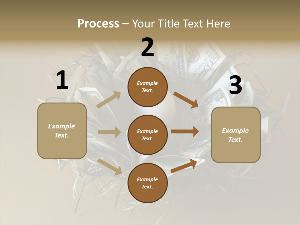 Elderly Finger White Background PowerPoint Template