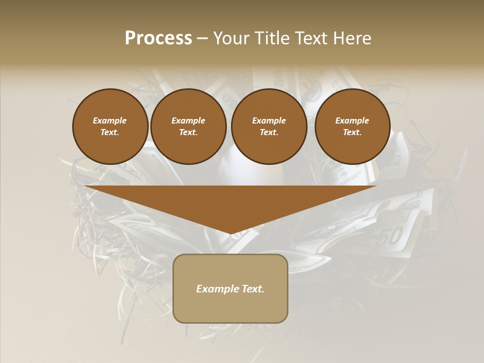 Elderly Finger White Background PowerPoint Template