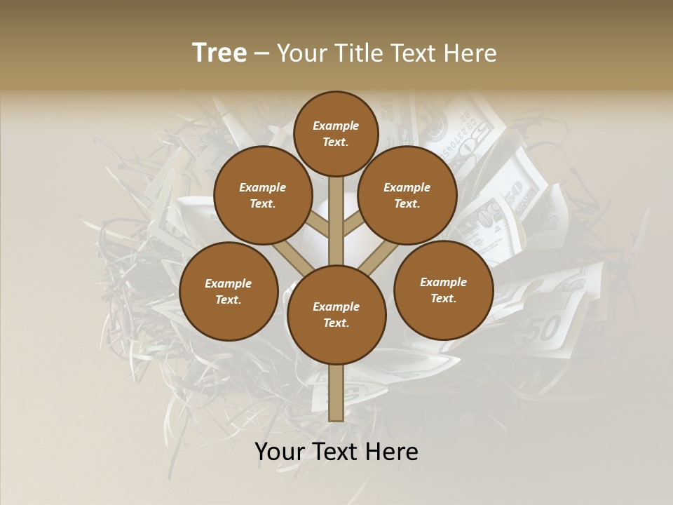 Elderly Finger White Background PowerPoint Template