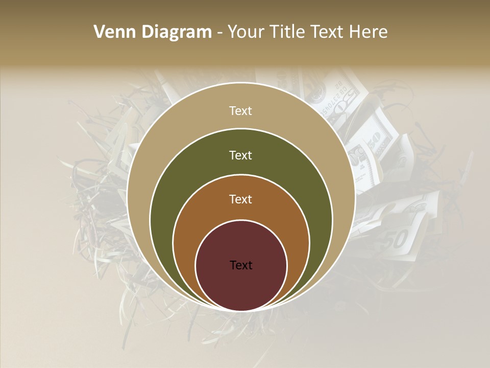 Elderly Finger White Background PowerPoint Template